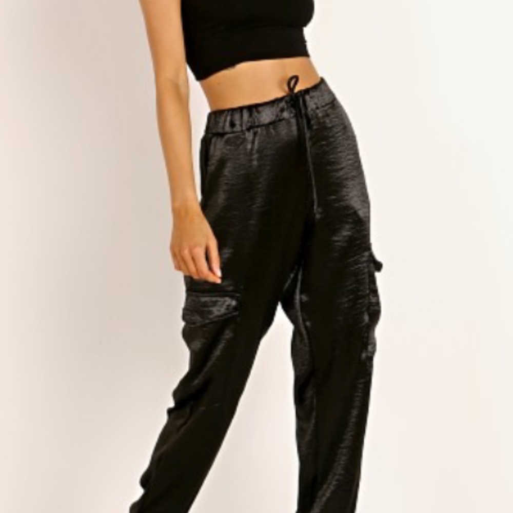 LNA Shine Cargo Pant